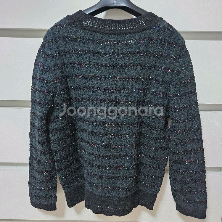 마인 알파카 블렌드 시퀸 가디건 랑방 타임 더캐시미어--7