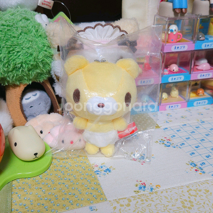 [일본정품] 일괄 노랑 베이비 글루미베어 인형 키링--1