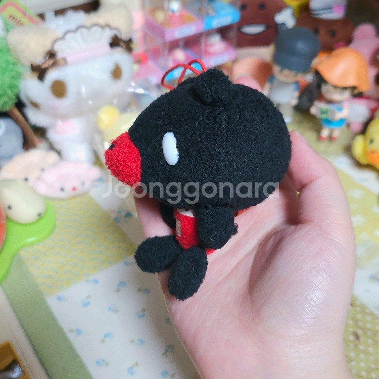 [일본정품] 일괄 노랑 베이비 글루미베어 인형 키링--4