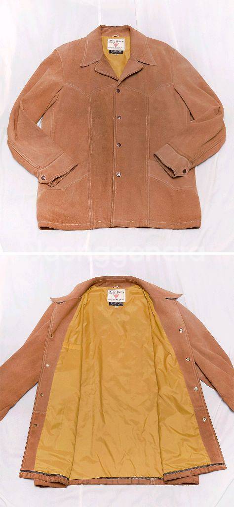 필드 앤 스트림 스웨이드 레더 웨스턴 헌팅 자켓 (100-105)--1