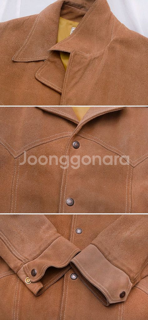 필드 앤 스트림 스웨이드 레더 웨스턴 헌팅 자켓 (100-105)--8