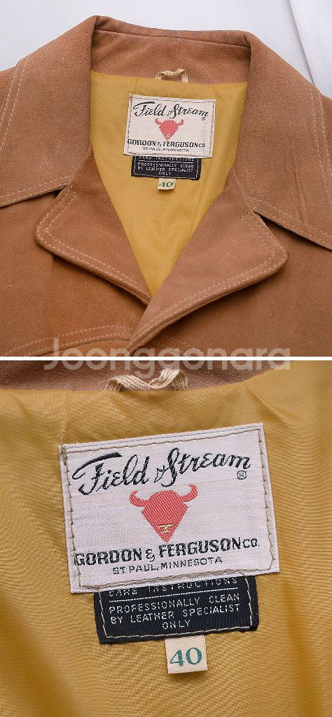 필드 앤 스트림 스웨이드 레더 웨스턴 헌팅 자켓 (100-105)--9