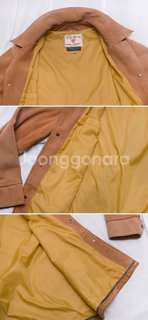 필드 앤 스트림 스웨이드 레더 웨스턴 헌팅 자켓 (100-105)--6