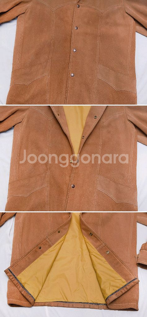 필드 앤 스트림 스웨이드 레더 웨스턴 헌팅 자켓 (100-105)--5