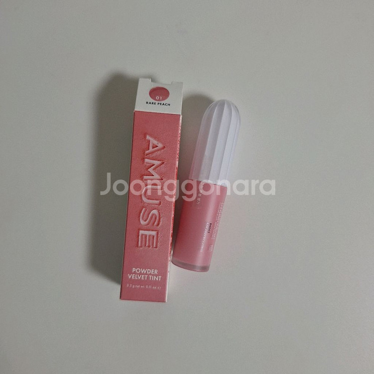 어뮤즈 파우더 벨벳 틴트 레어피치--0