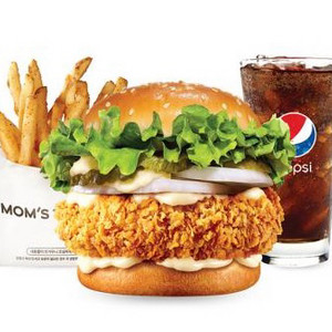 맘스터치 싸이버거 세트