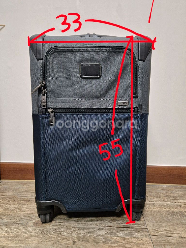 투미 기내용 캐리어 확장가능 정품 tumi 보증서포함--9