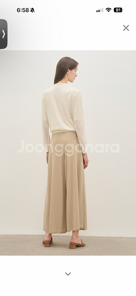 더캐시미어 캐시미어 브이넥 니트 가디건--1