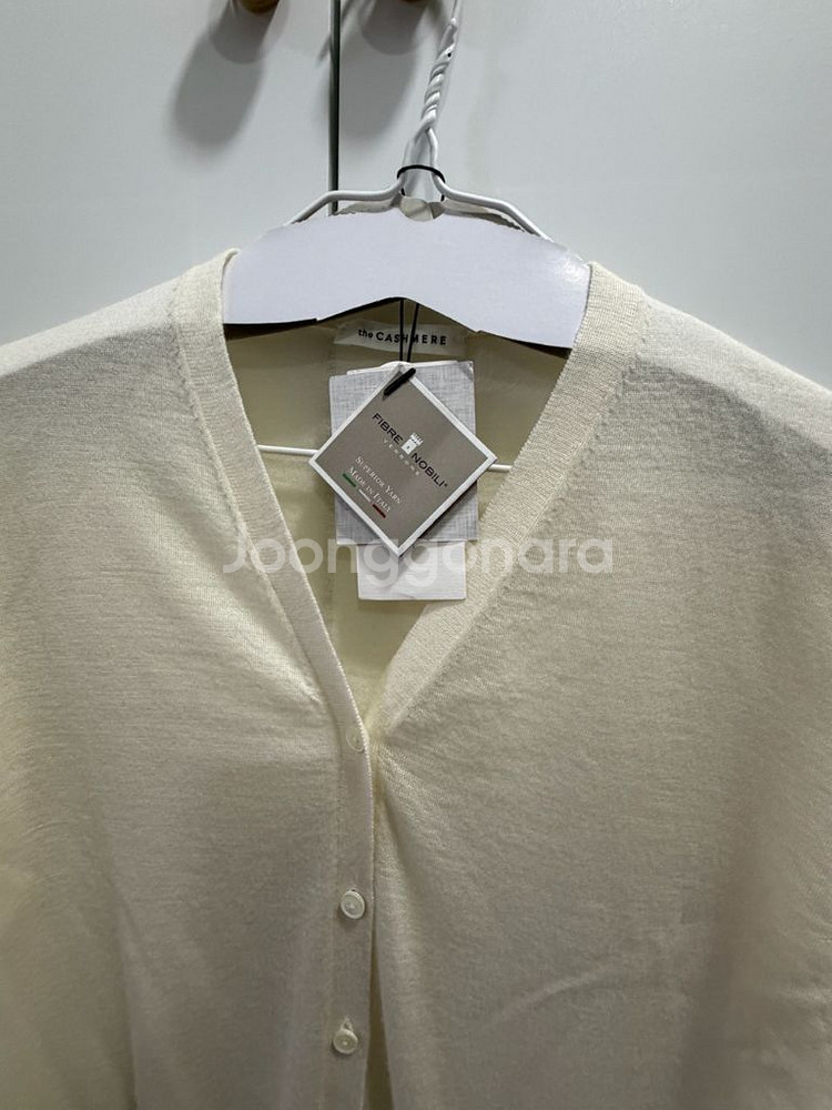 더캐시미어 캐시미어 브이넥 니트 가디건--5