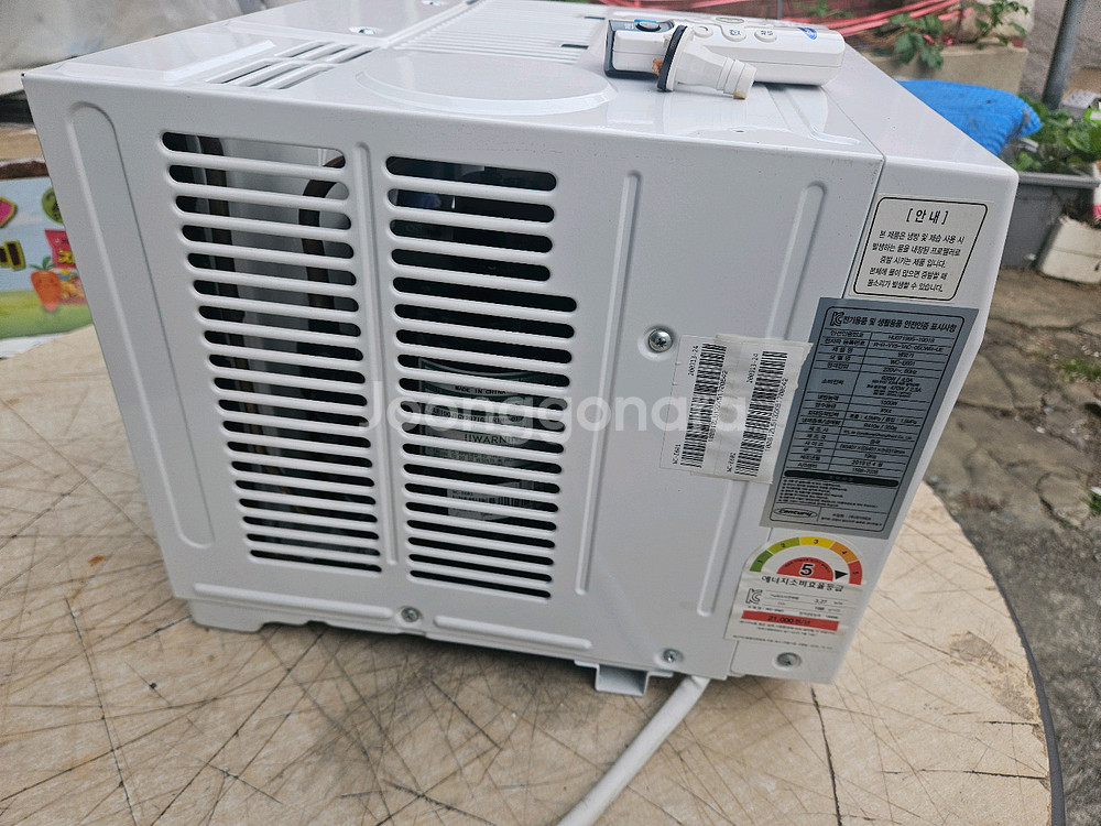 센츄리 창문형 에어컨 거치대 부속품 리모컨 포함 세트--3