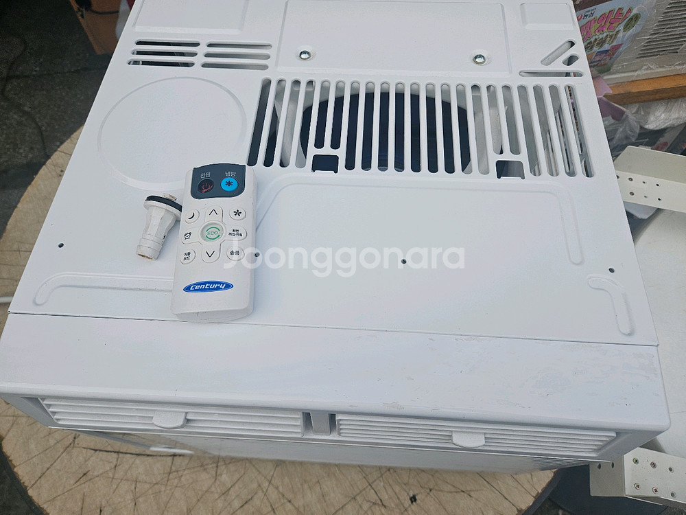센츄리 창문형 에어컨 거치대 부속품 리모컨 포함 세트--5