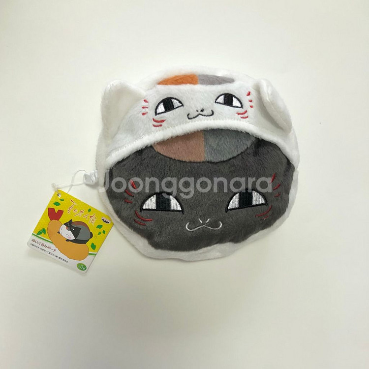 나츠메 우인장 냥코센세 누이 파우치 인형 지갑 야옹선생--0