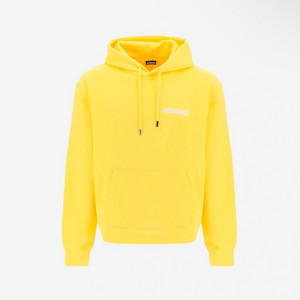 택 O 자크뮈스 로고 후드티 옐로우 S