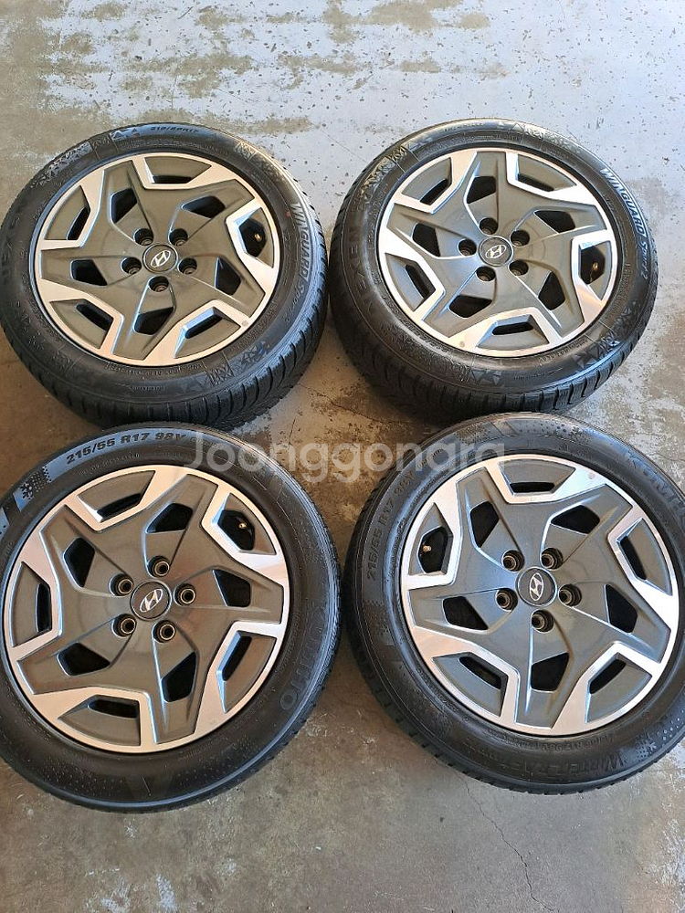 쏘나타용 17인치휠타이어 윈터타이어--0