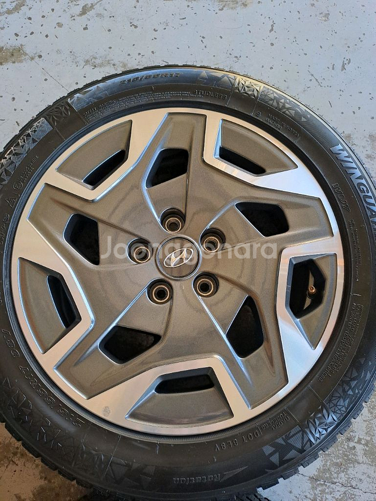 쏘나타용 17인치휠타이어 윈터타이어--3