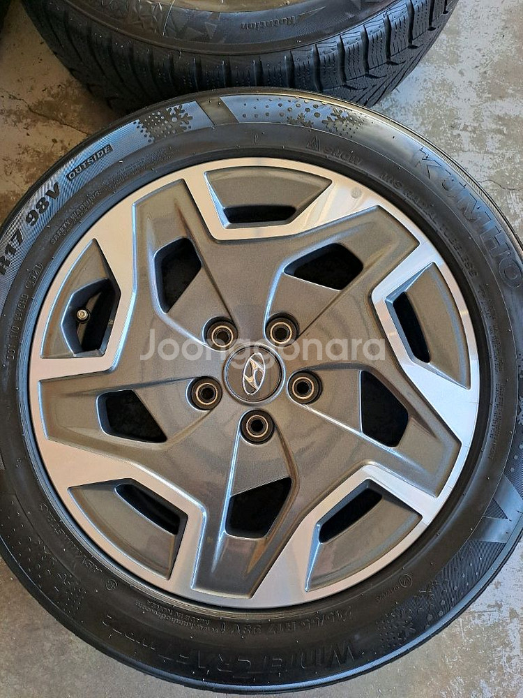 쏘나타용 17인치휠타이어 윈터타이어--2