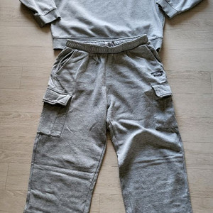 헹텐 주니어 기모 맨투맨, 바지 트레이닝복 상하 세트 170