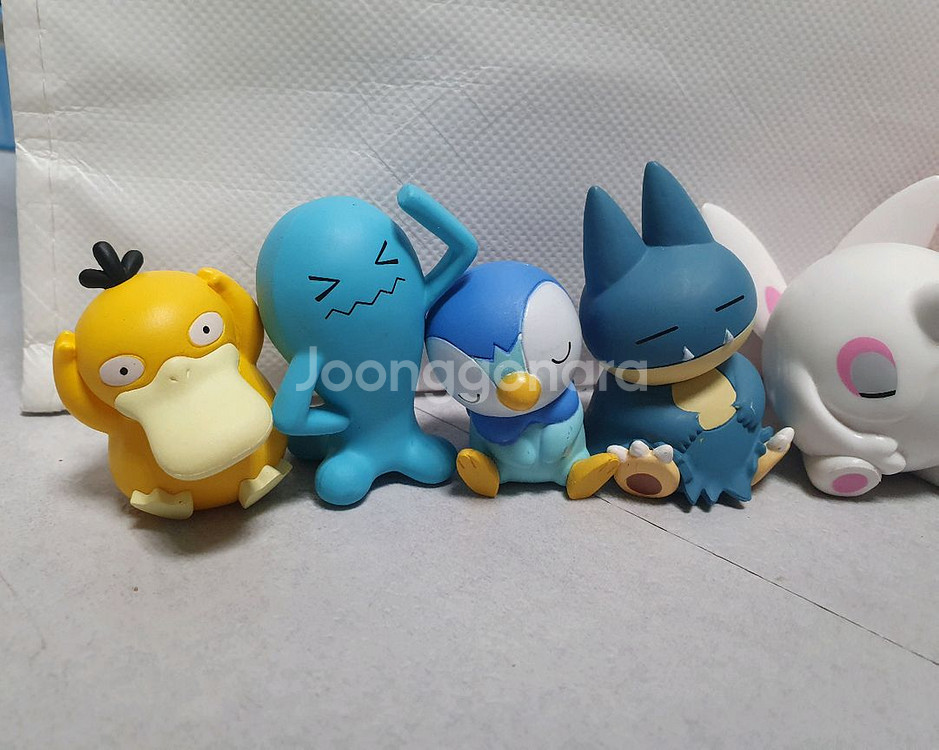 포켓몬 어깨쿵 가챠 님피아 이브이 먹고자 야돈 팽도리--1