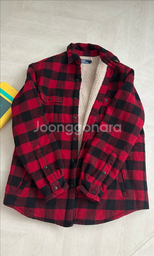 폴로 플리스 자켓 M 매장정품 택포팜--0