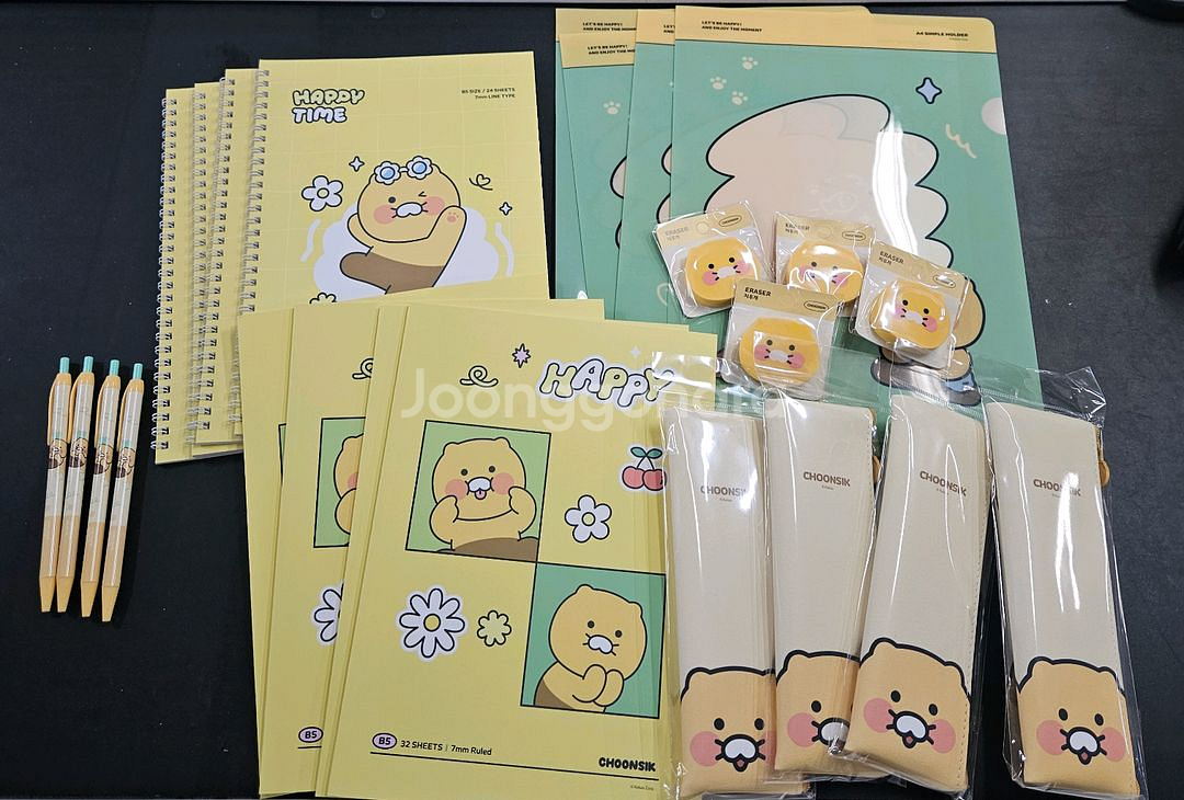 카카오 캐릭터 굿즈 문구세트--0