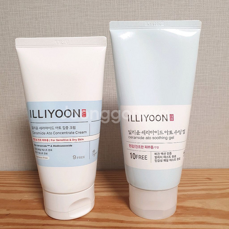 일리윤 아토 크림 + 수딩젤 세트--0