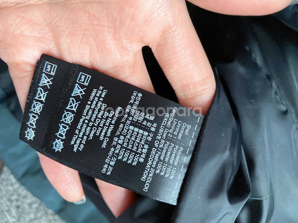 (XL)(새옷수준)DKNY골프오리털패딩--7