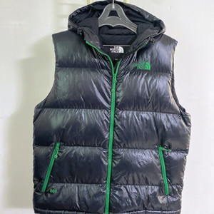 (100)노스페이스남자거위털600필후드패딩조끼