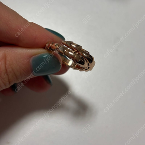 [신품급풀세트] 불가리 세르펜티 바이퍼링 로즈골드 XL