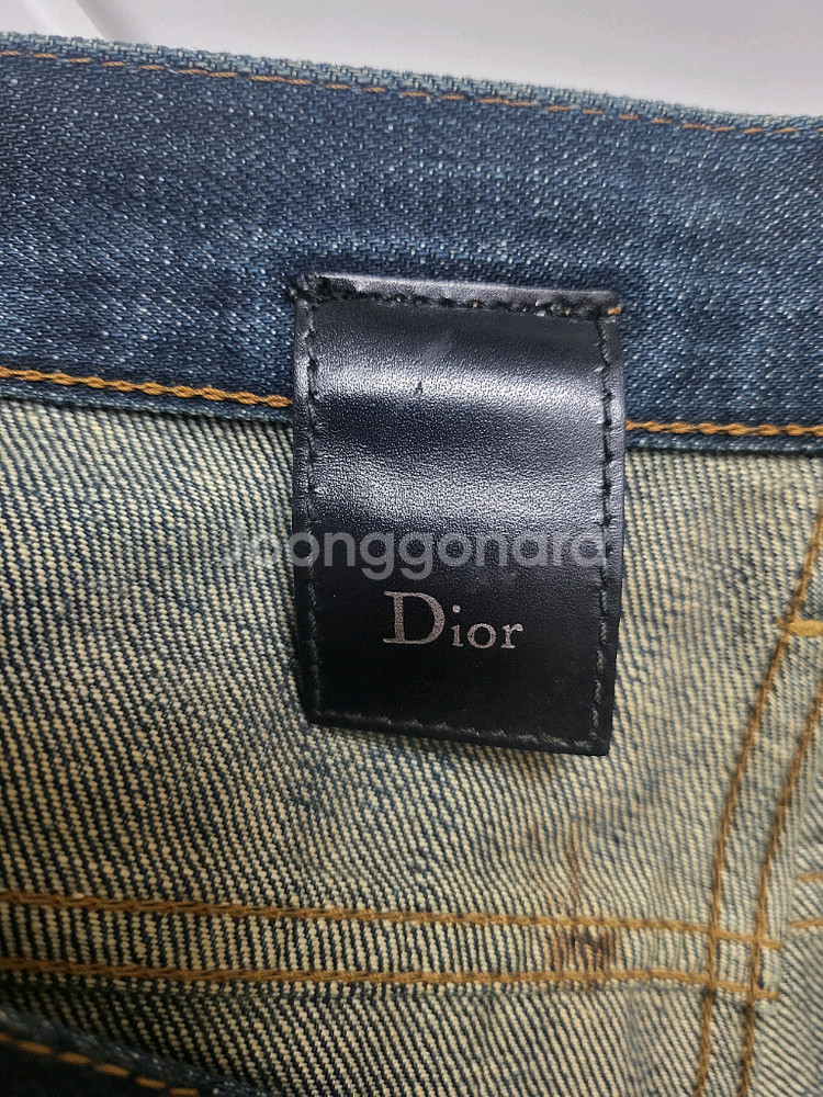 (정품) 디올옴므 워시드 데님팬츠 황금사이즈32--0