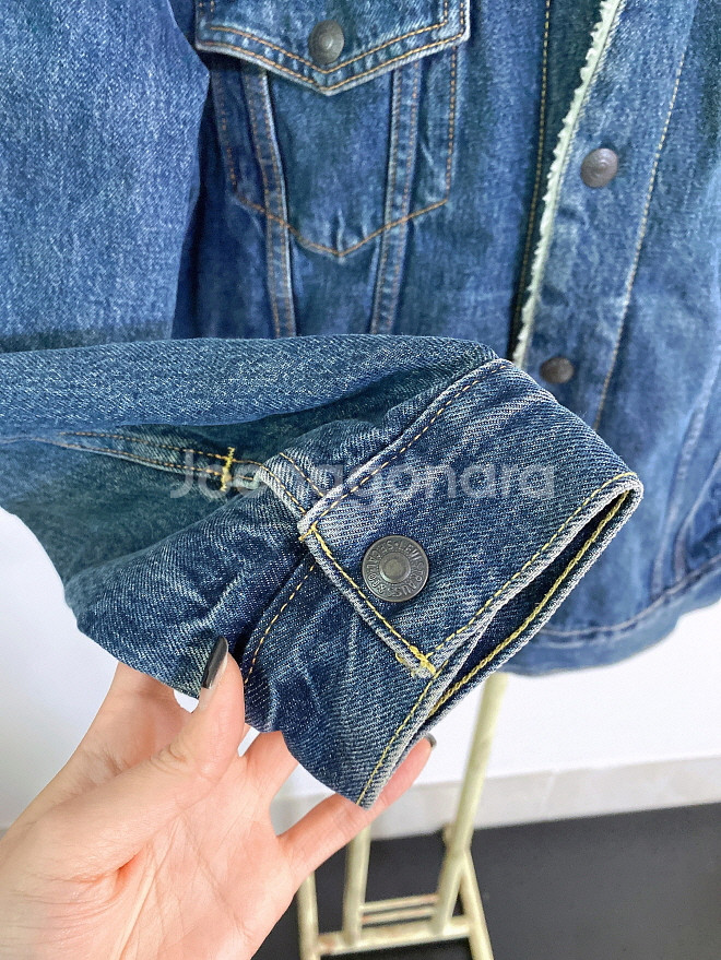 (M)리바이스남자뽀글이데님점퍼--3