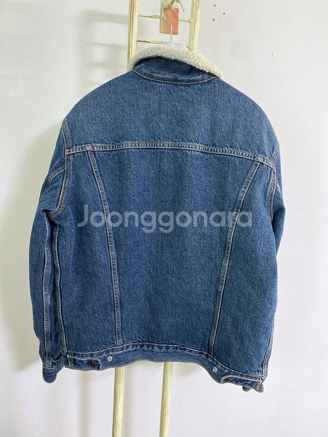 (M)리바이스남자뽀글이데님점퍼--4