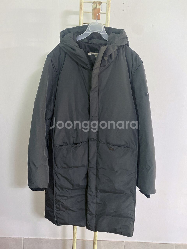 (L)보테가베네타남자후드투웨이지퍼야상점퍼--0