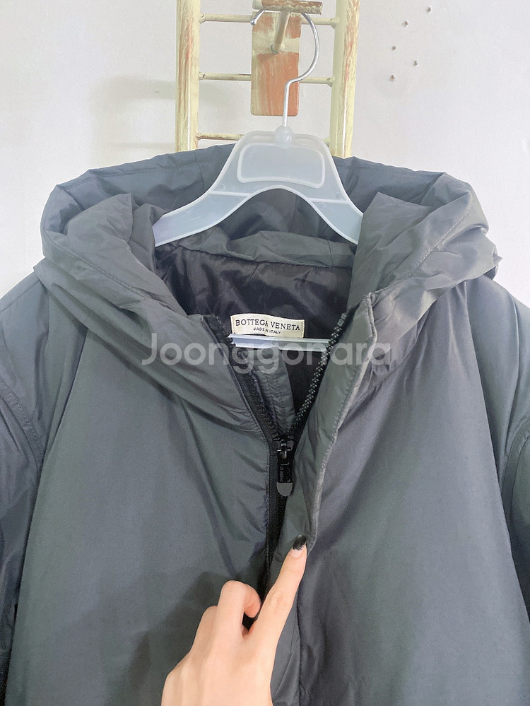 (L)보테가베네타남자후드투웨이지퍼야상점퍼--1