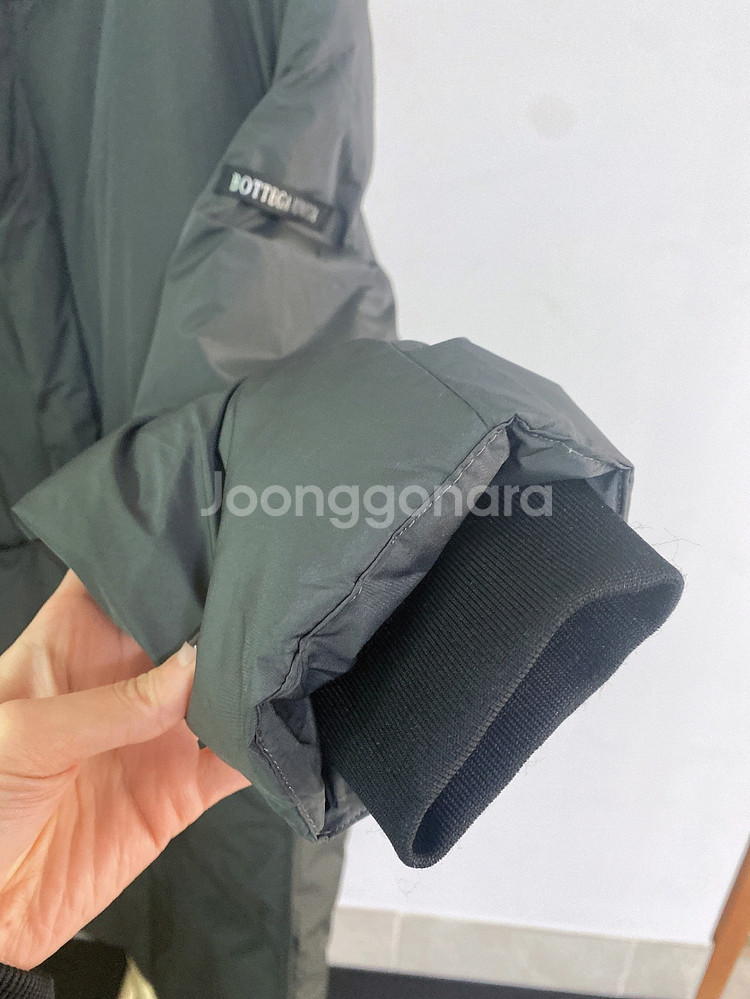 (L)보테가베네타남자후드투웨이지퍼야상점퍼--5