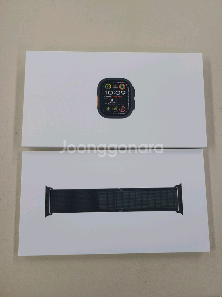 애플워치 울트라2 49미리 밧데리100프로 무기스 풀박--1