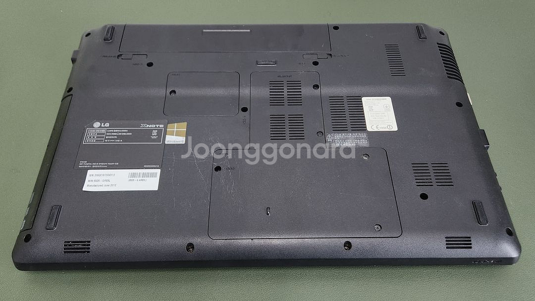 LG S525 i3-2세대 A급 노트북 SSD 램6GB--4