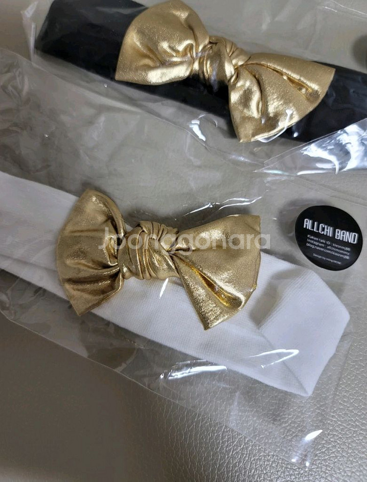 올치밴드 아기 헤어밴드 (핸드메이드 / 2개일괄)--2