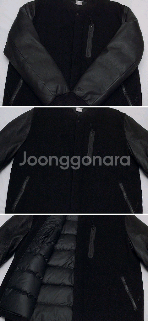 나이키 디스트로이어 울레더 구스다운 바시티 자켓 (XL / 105+)--5