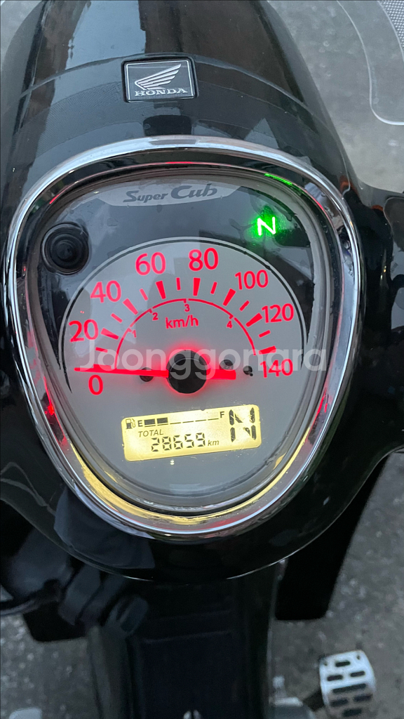 22년식 슈퍼커브110 블랙 머플러 구조변경O--5