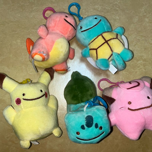 포켓몬 인형 메타몽 피카츄 꼬부기 파이리 이상해씨 삐