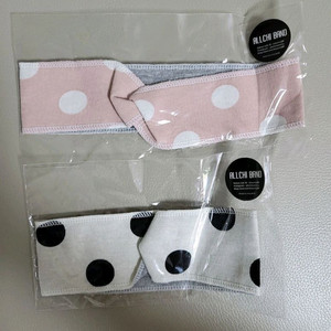 올치밴드 엄마/아기 커플 헤어밴드 (핸드메이드/ 2개일