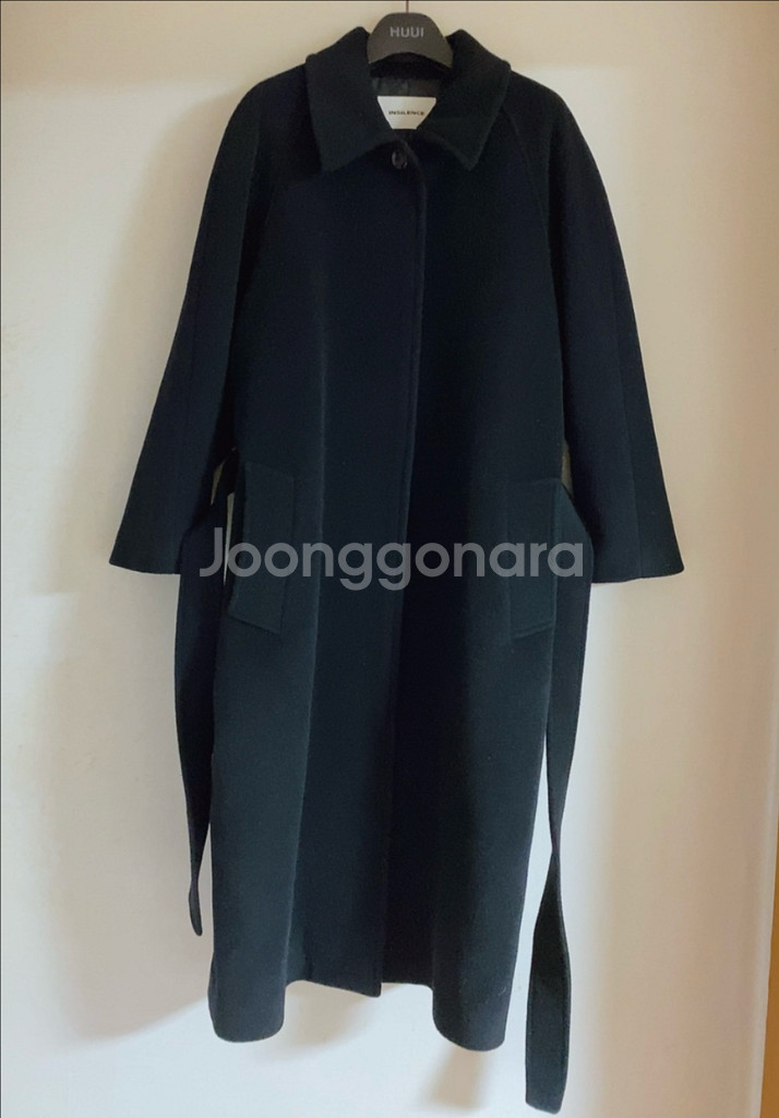 Insilence새재품 여성롱코트 S~M 울 케시미어--4