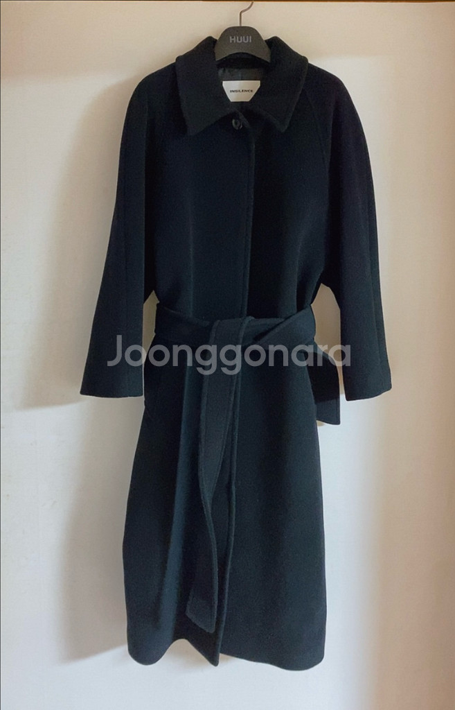 Insilence새재품 여성롱코트 S~M 울 케시미어--0