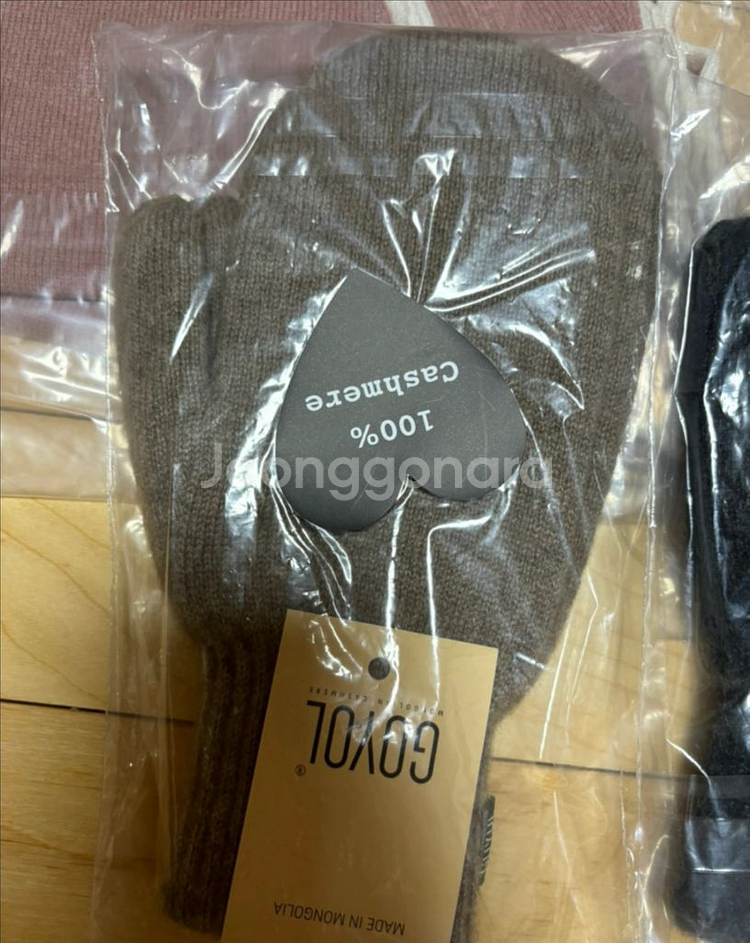 몽골 캐시미어 100 이중직 장갑--4