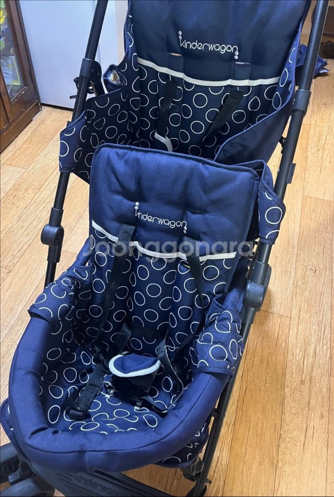 킨더웨건 쌍둥이 유모차--1