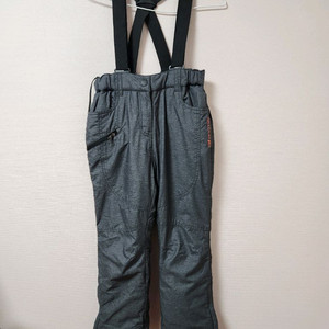 140사이즈 유솔 그레이 검정멜빵 스키복 하의 바지