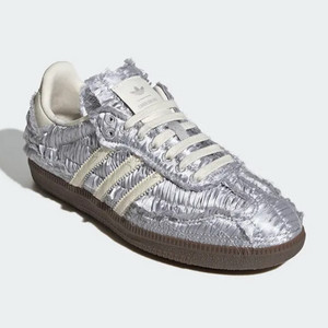 아디다스 X 캐롤라인 후 삼바 OG 새틴 - 실버