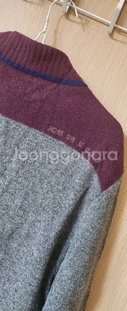 JDX방풍니트집업/골프니트집업/95-100/모직니트--4