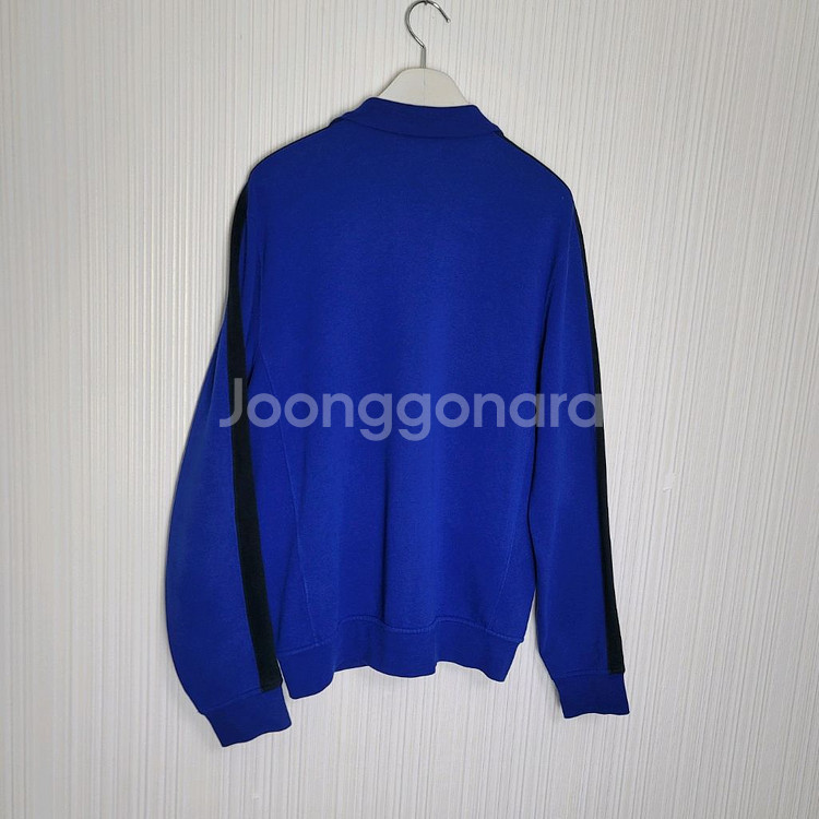 100_폴로 트레이닝 집업 자켓 기모 블루 블랙--2