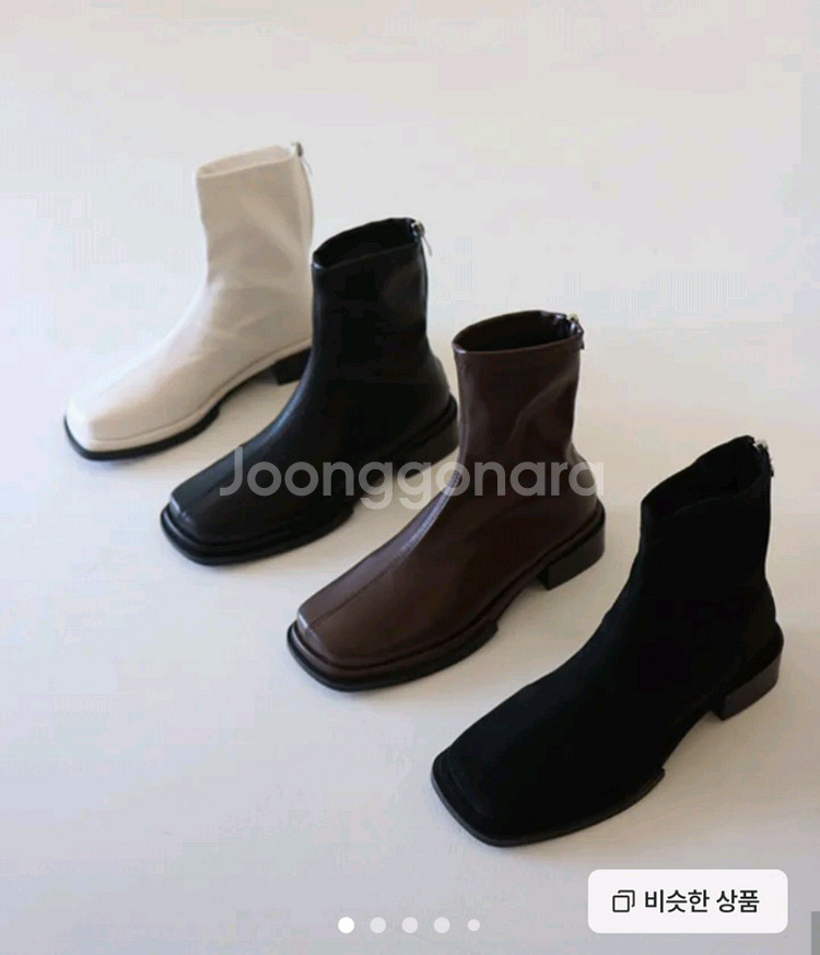 새상품) 슈아떼 앵클 부츠--0